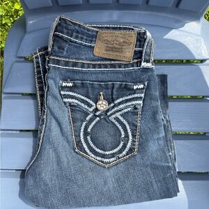 Big Star Blue Boot Cut Jeans Classic Style